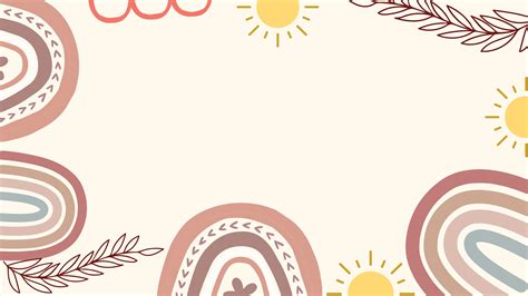 Free and customizable boho background templates .